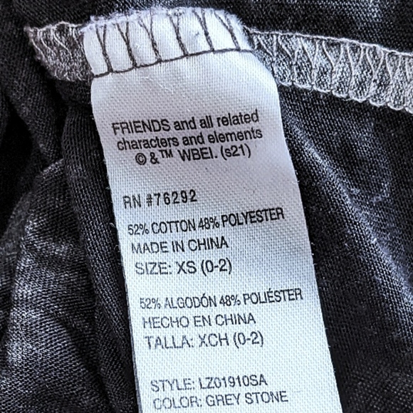 F•R•I•E•N•D•S Burnout Tee Coffee Relax Watch Repeat Friends TV Shirt - Picture 6 of 13